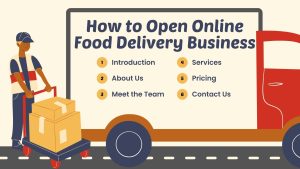 how to open online food delivery business